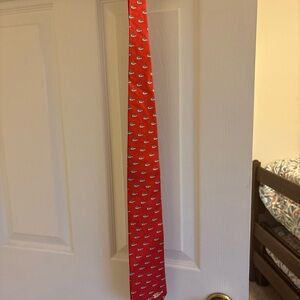 Classic Red Patterned Men's Tie